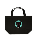 あずき缶のBLACK CAT Lunch Tote Bag