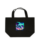 のんびりアート工房の北極のオーロラ Lunch Tote Bag