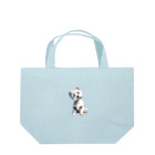 paw-pawの首をかしげるウエスティ Lunch Tote Bag