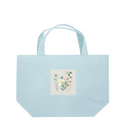 SuRa/AIイラストのPastelFlower Lunch Tote Bag