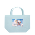 MISAKI_WのBrave kitty Lunch Tote Bag