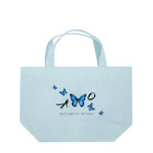 idumi-artの青い蝶　BUTTERFLY  EFFECT Lunch Tote Bag