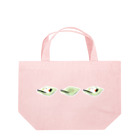 ぺけまるしょっぷの練切シマエナガグッズ Lunch Tote Bag