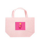 Miyon_ShopのPINKのアルパカ001 Lunch Tote Bag