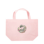 猫のきぬくんのお店のお花のリースとにゃんこ Lunch Tote Bag