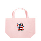 HappyFaceMarketのアメリカ独立記念日テディベア Happy 4th of July Lunch Tote Bag