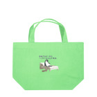 Green__teaの毎朝格闘するペンギン ランチトートバッグ