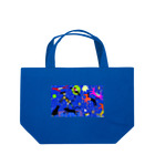 tougarashi_nekoの夜、動物、サッカー Lunch Tote Bag