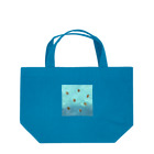 L_arctoaの海を泳ぐチャイロチビゲンゴロウ Lunch Tote Bag