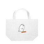 ほかほかしろくまのあったかざっかやのエッグシャンなしろくま Lunch Tote Bag