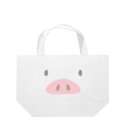 ハナイとトンのブタの顔（カラー） Lunch Tote Bag