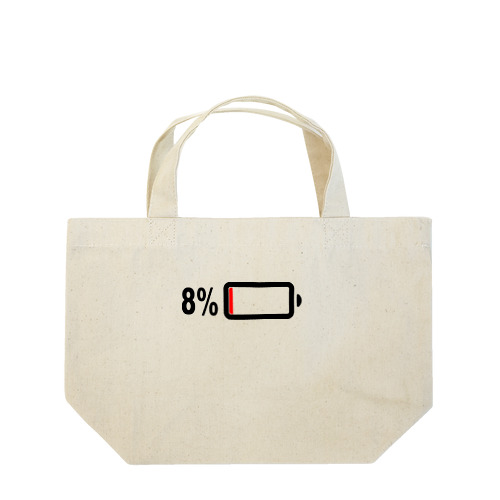 充電８％マーク　グッズ Lunch Tote Bag