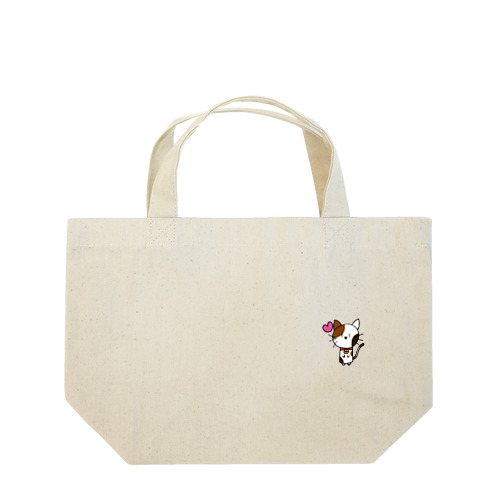 ねこ日和（ぶち猫） Lunch Tote Bag