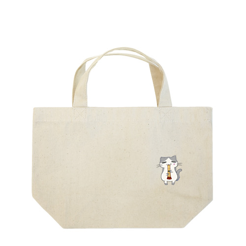 ひのもとにゃんこ®️ 尺八 / 雷蔵 Lunch Tote Bag