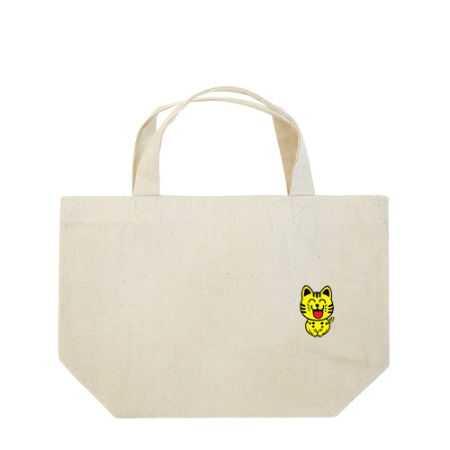 嬉しい楽しい愉快な開運ネコ「ポイポイ・ラッキー！❗️😺」（開運猫） Lunch Tote Bag