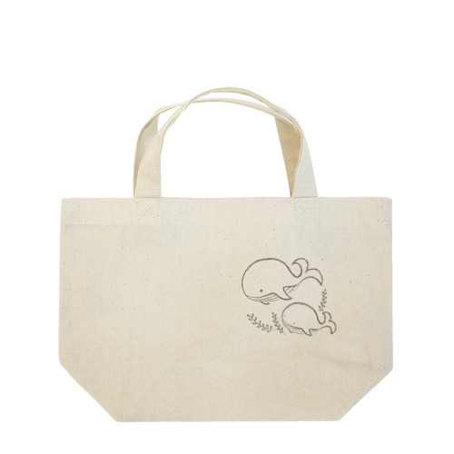 クジラの親子 Lunch Tote Bag