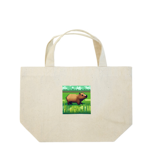 カピバラ（草原） Lunch Tote Bag