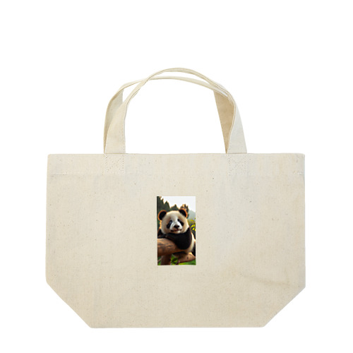 タレ目のパンダちゃん Lunch Tote Bag