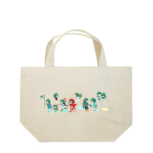 緑髪ちゃんズ(影あり) Lunch Tote Bag