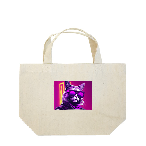 ハードボイルドねこ Lunch Tote Bag