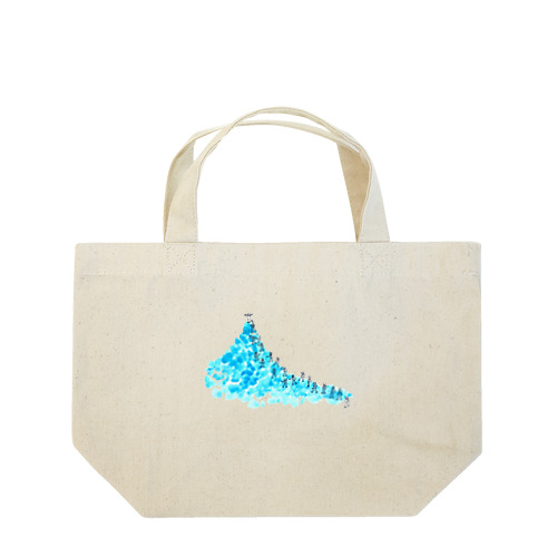 water blue mountain Lunch Tote Bag