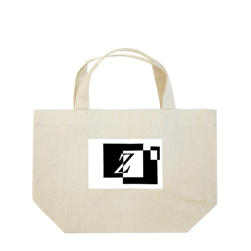 シンプルデザインアルファベットZ Lunch Tote Bag