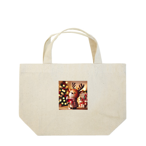 呑(どん)となかいinクリスマス　デフォルメver Lunch Tote Bag