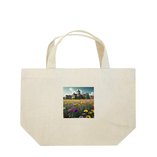 廃墟と花 Lunch Tote Bag