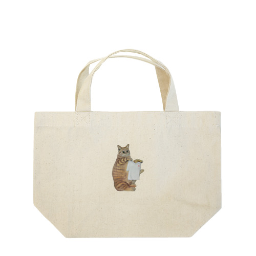 お洗濯にゃんこ Lunch Tote Bag