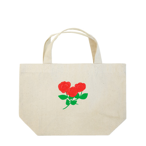 深紅の薔薇① Lunch Tote Bag