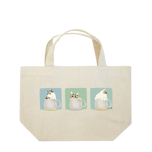 猫ラテ Lunch Tote Bag