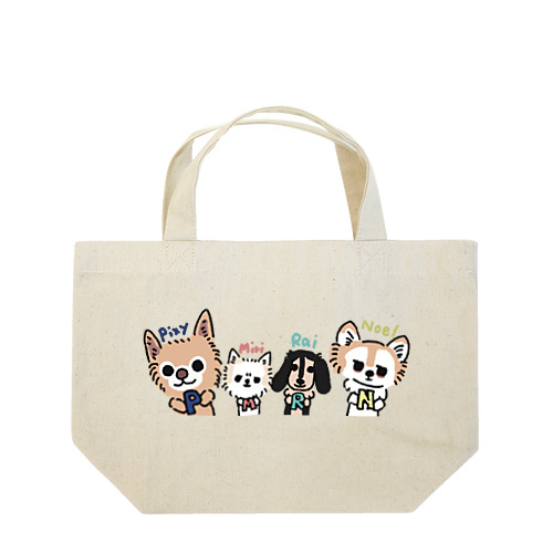 ゆるキャラグッズランチトート（ピクシーちゃん、ミリちゃん、ライちゃん、ノエルちゃん） Lunch Tote Bag