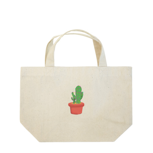 サボテン having fun Lunch Tote Bag