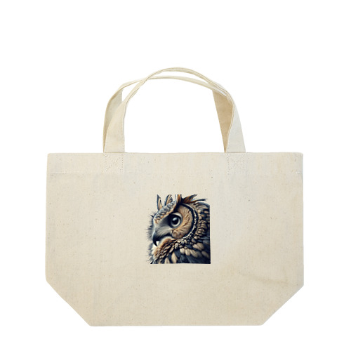 梟🌙カッコいい横顔 Lunch Tote Bag