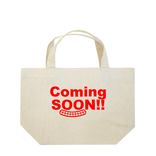 Coming Soon RED Lunch Tote Bag