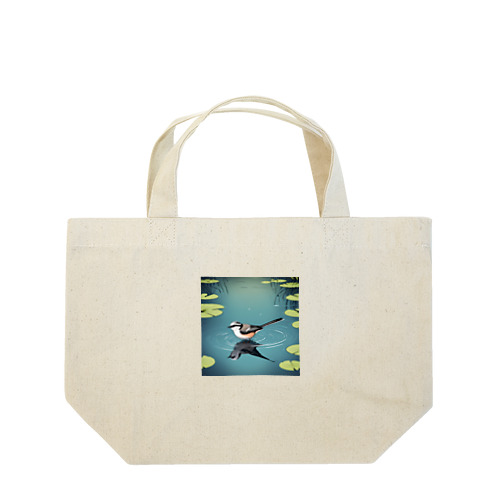 水面の子鳥 Lunch Tote Bag