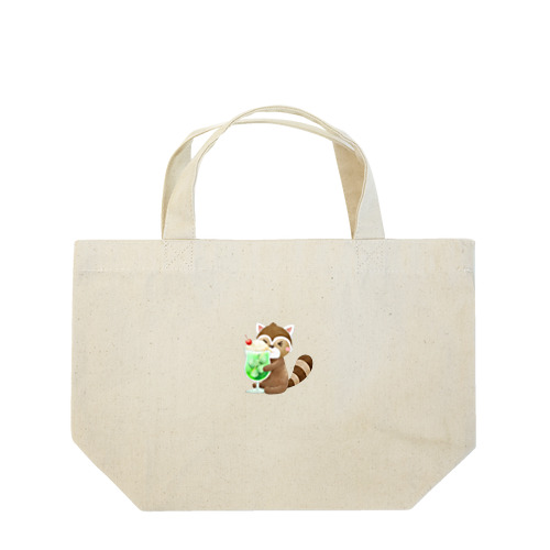 クリームソーダ×レッサーパンダくん Lunch Tote Bag