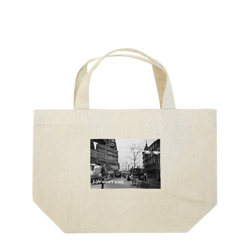 おしゃれな町並み写真デザイン Lunch Tote Bag