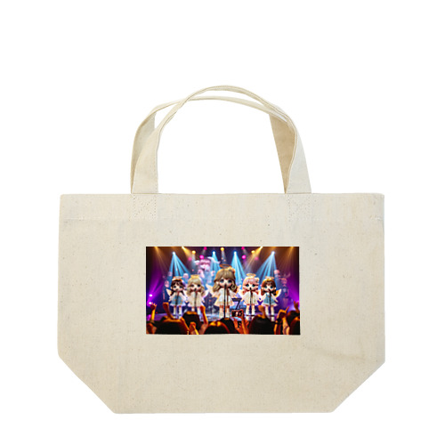 ライブで歌う天使たち Lunch Tote Bag