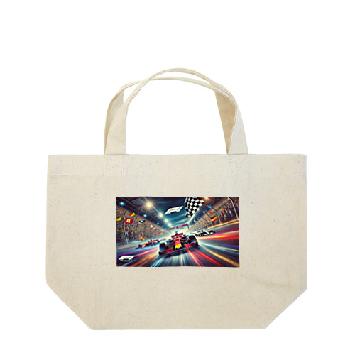 スピードと興奮の頂点：フォーミュラ1レースの魅力 Lunch Tote Bag