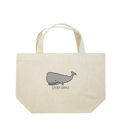 ゆるふわマッコウクジラ Lunch Tote Bag