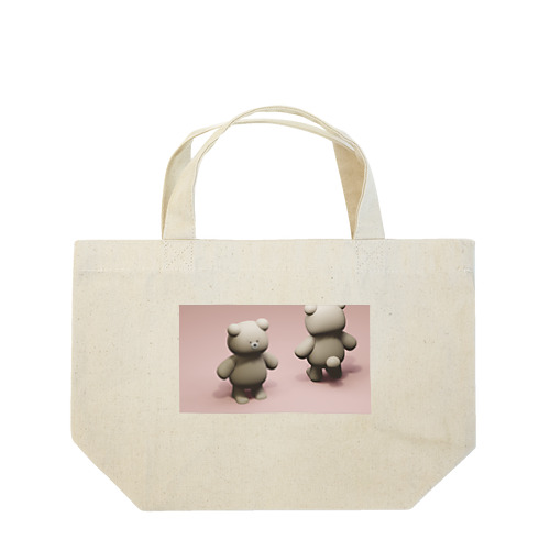 もっちり　くまさん　 Lunch Tote Bag