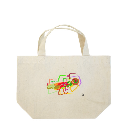 トリックアート Lunch Tote Bag
