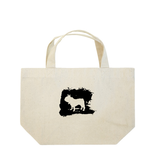 墨絵のフレンチブルドッグ Lunch Tote Bag