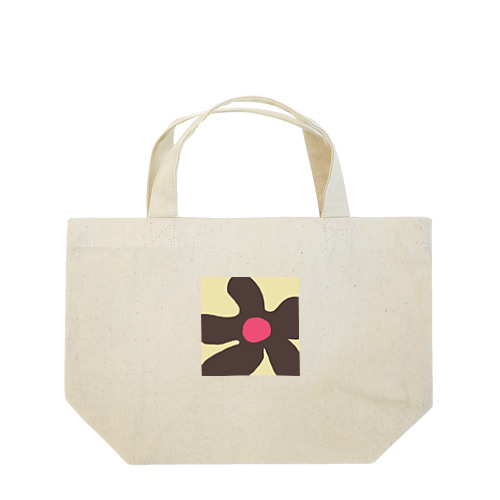 ワンポイントのお花が特徴的🩵🫧🎀 Lunch Tote Bag