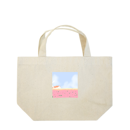 風車とチューリップ Lunch Tote Bag