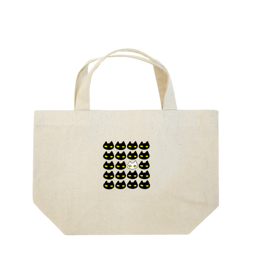 黒猫ボディーガード 001 Lunch Tote Bag