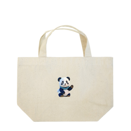 防寒パンダ Lunch Tote Bag