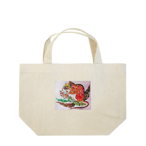 リス(貼り絵) Lunch Tote Bag