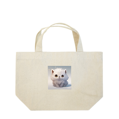 「ふわふわにゃんこ (Fuwafuwa Nyanko)」 Lunch Tote Bag